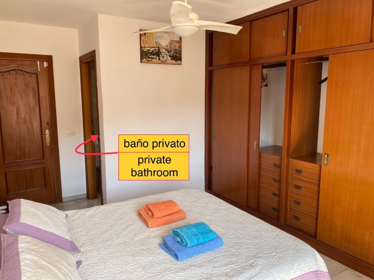 Malaga Centro Habitaciones Privada En Apartamento Compartidos Luaran gambar